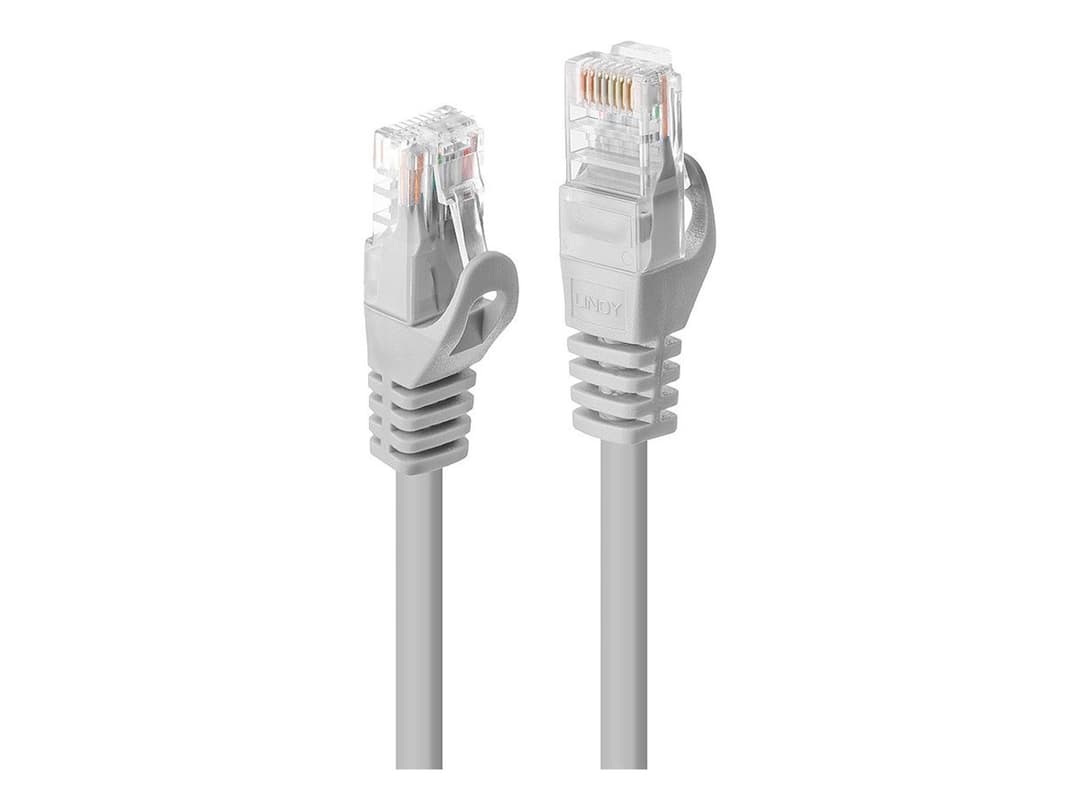 Lindy Cat5e U/UTP Patch Cable 3m Grey - Image 1