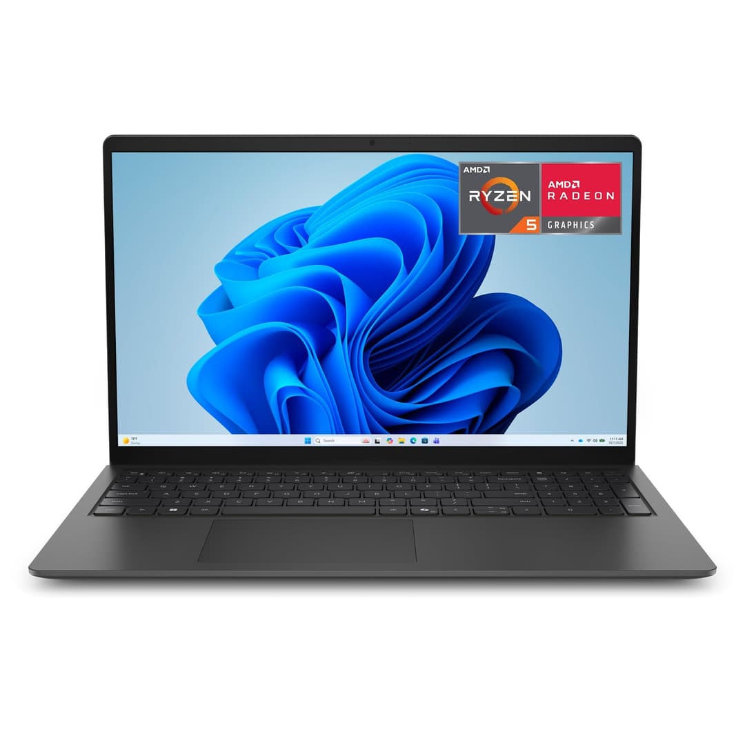 Dell 15 Laptop - AMD Ryzen 5 130 8GB RAM 512GB SSD - Carbon Black - Image 1