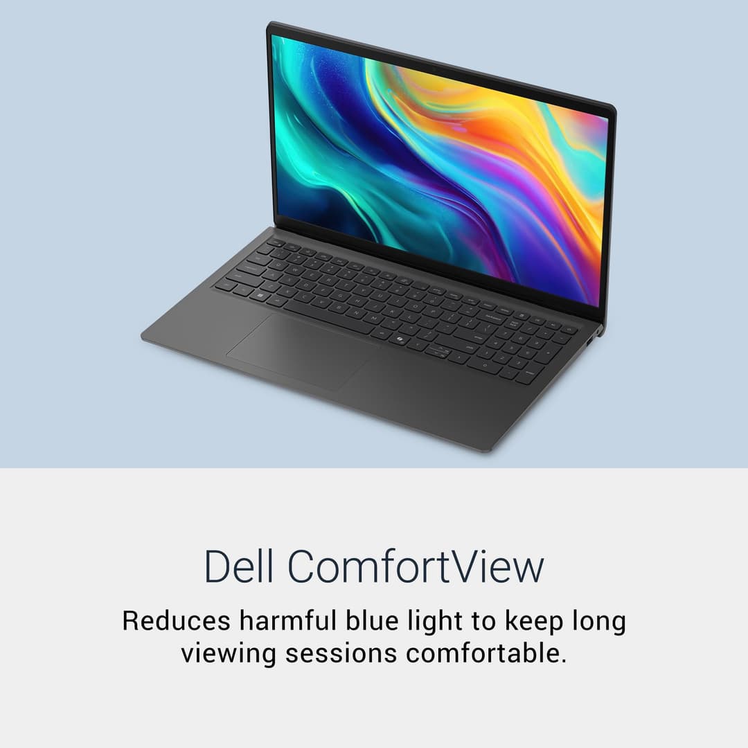 Dell 15 Laptop - AMD Ryzen 5 130 8GB RAM 512GB SSD - Carbon Black - Image 7