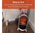 SMART AIR Glow Heat Portable Fan Heater - Black thumbnail 9