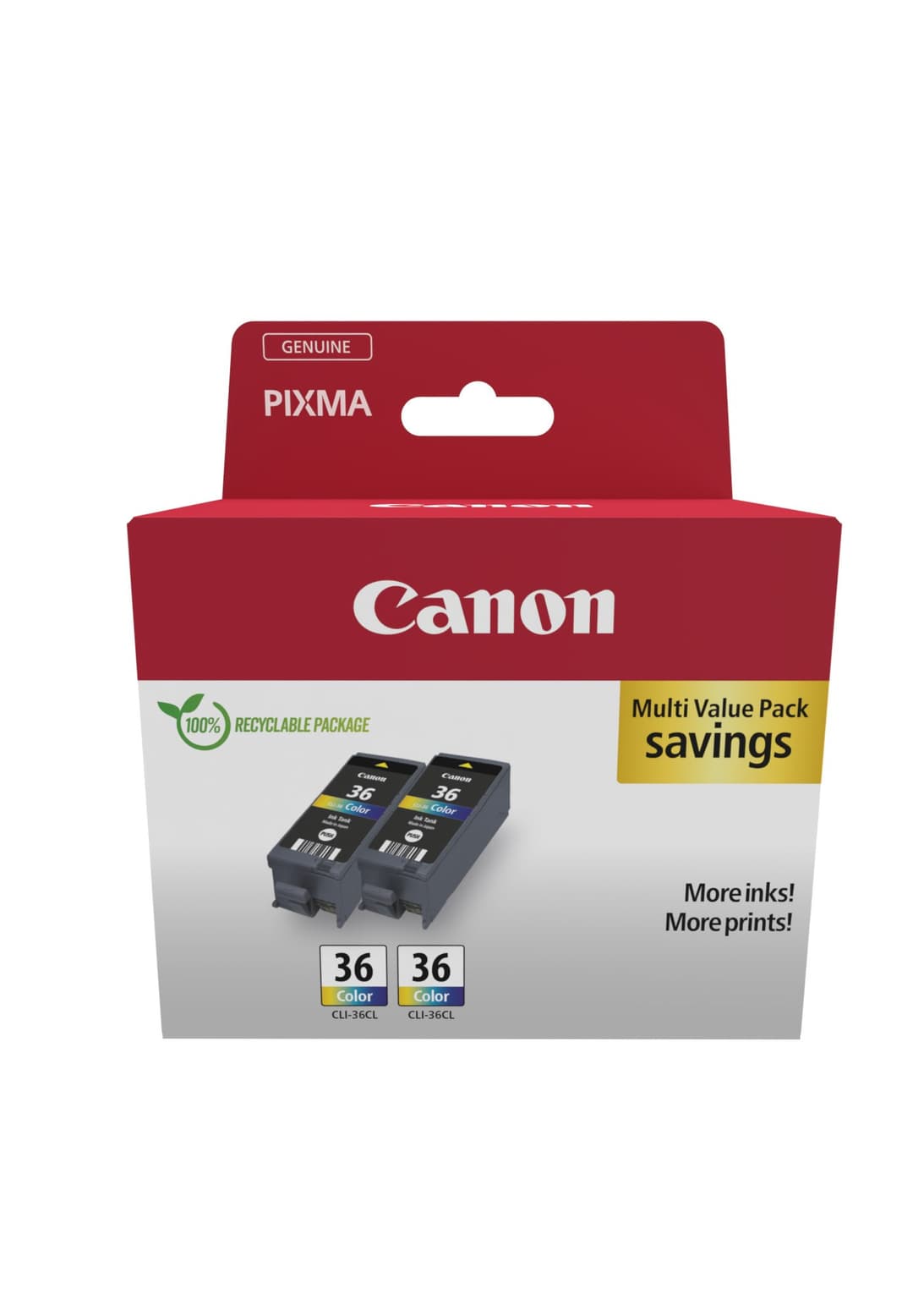 Canon 1511B025 ink cartridge 2 pc(s) Original Black, Cyan, Magenta, Yellow - Image 1