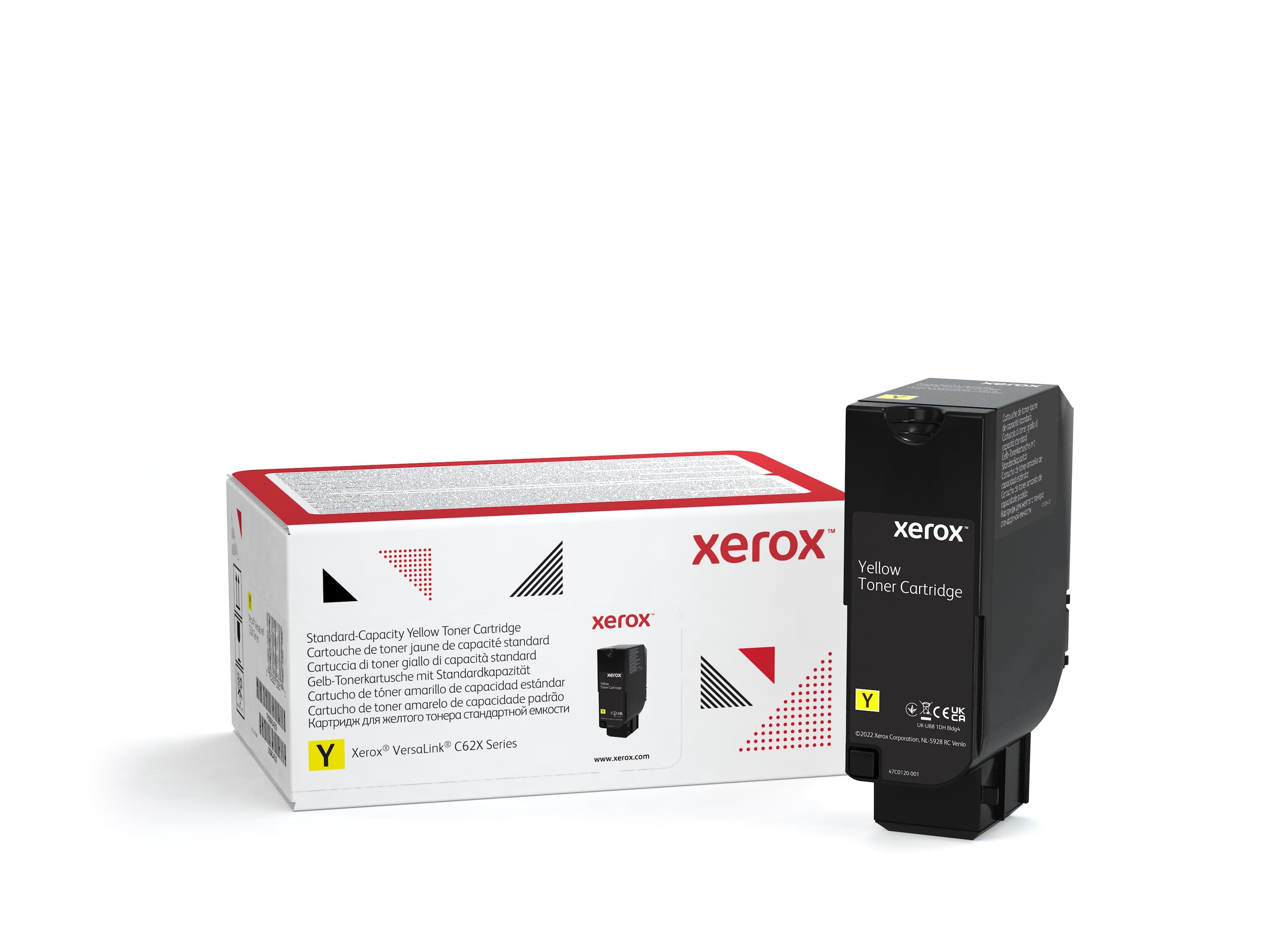 Xerox Genuine ® VersaLink® C620 Color Printer​/​C625 Color Multifunction Printer Yellow Standard capacity Toner Cartridge (6000 Pages) - 006R04619