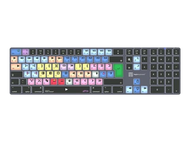 Logic Keyboards Media Composer TITAN Keyboard Multicolour - Image 2
