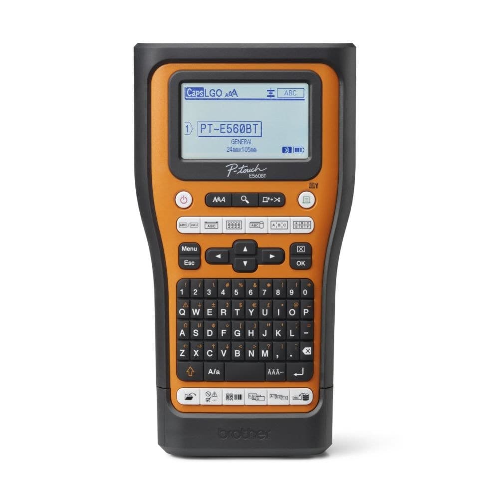 Brother PT-E560BTVP Pro Handheld Electrician Labelling Machine - Image 1