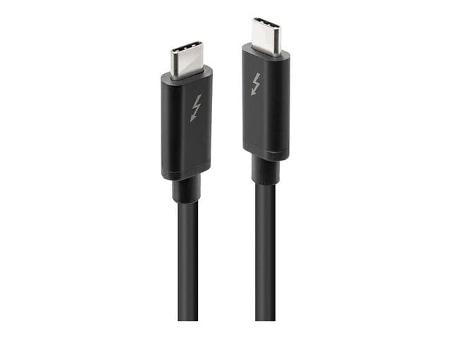 Lindy 2m Thunderbolt 3 Passive Cable, USB-C to USB-C, 20Gbps, 100W PD, Black - Image 2