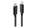 Lindy 2m Thunderbolt 3 Passive Cable, USB-C to USB-C, 20Gbps, 100W PD, Black thumbnail 4