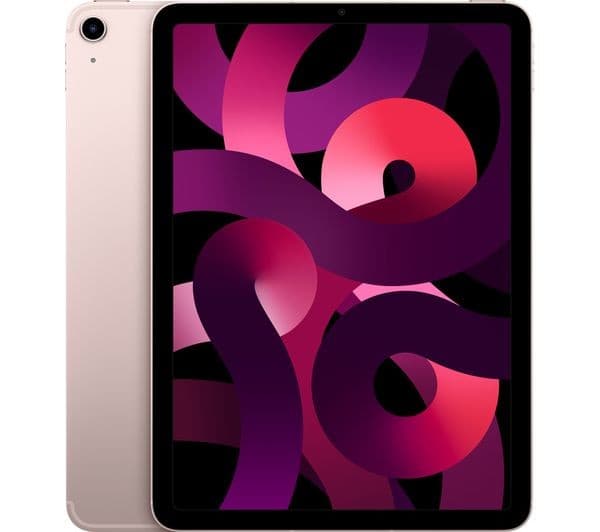 APPLE 10.9" iPad Air Cellular (2022) - 64 GB, Pink - Image 1