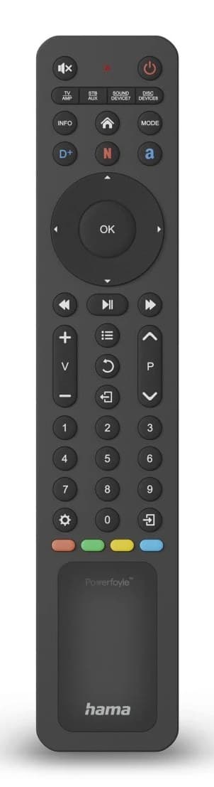 Hama 00221057 remote control IR Wireless AV receiver, DVD/Blu-ray, TV Press buttons - Image 1