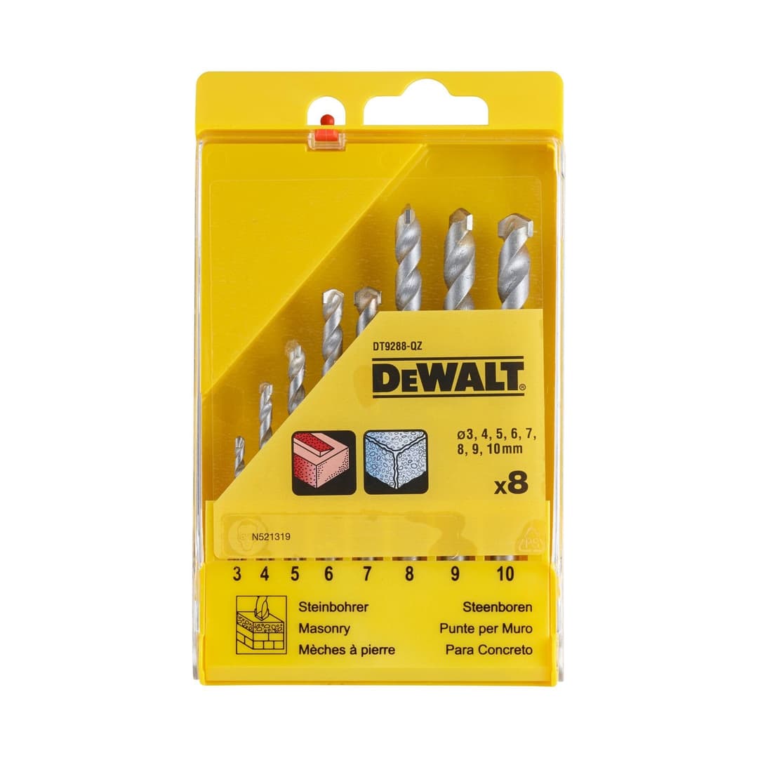 Dewalt DT9288-QZ Masonry Drill Bit Set - Yellow - Image 2