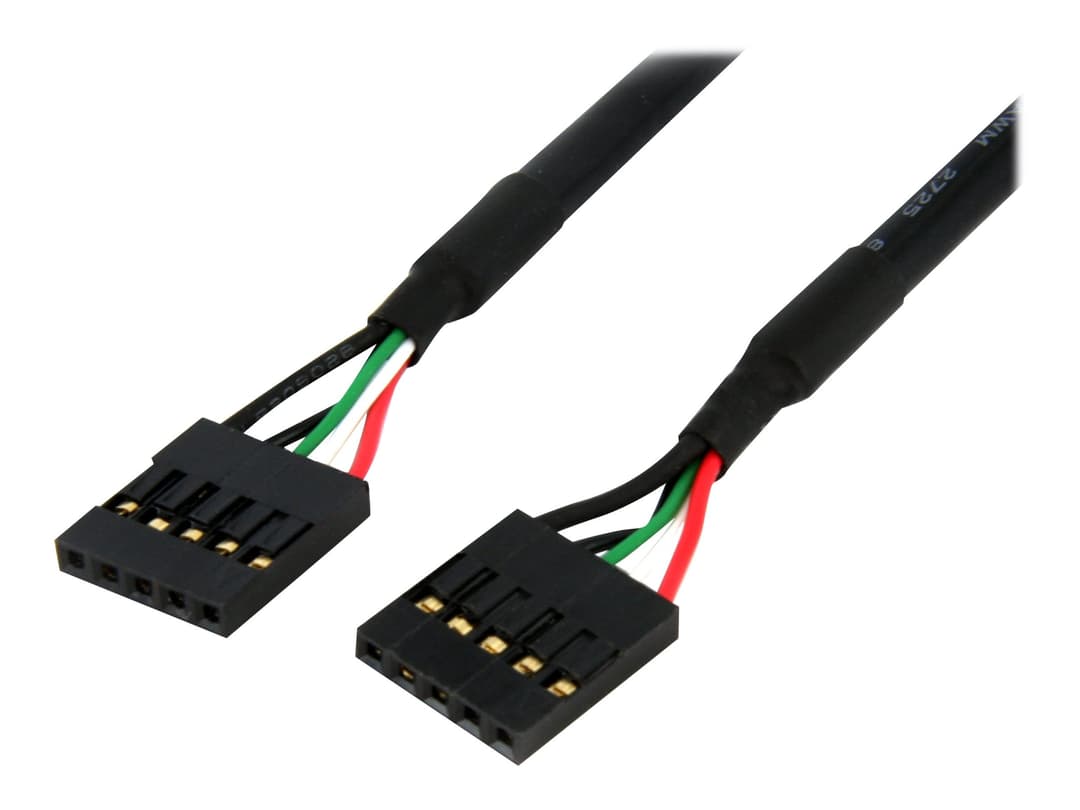 StarTech USB Cable 5 pin IDC Black - Image 1