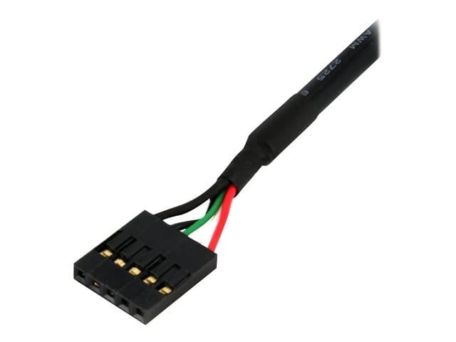 StarTech USB Cable 5 pin IDC Black - Image 2
