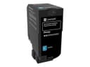 Lexmark - cyan - original - toner cartridge - LCCP, LRP thumbnail 2