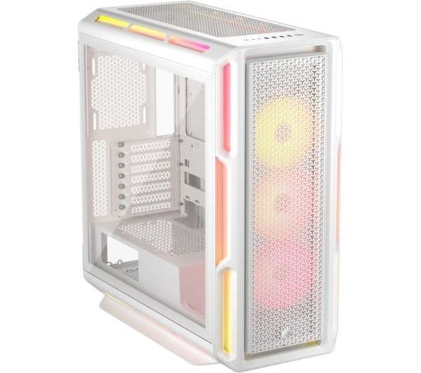 CORSAIR iCUE LINK 5000T LX RGB ATX Mid-Tower PC Case - White - Image 1