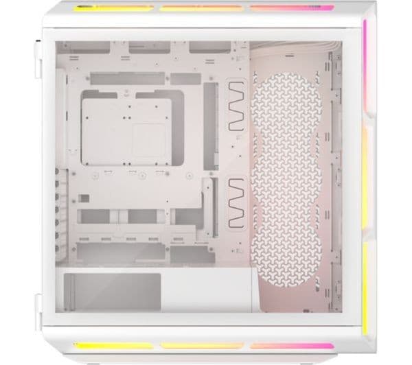 CORSAIR iCUE LINK 5000T LX RGB ATX Mid-Tower PC Case - White - Image 3