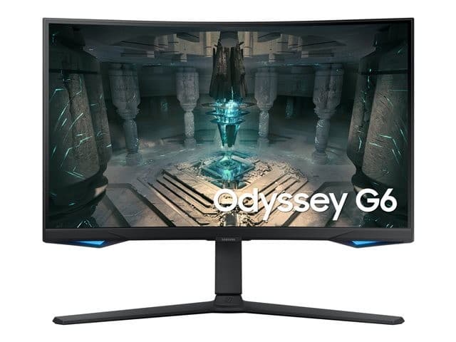 Samsung Odyssey G6 G65B Curved QHD 240Hz Gaming Monitor, Black - 32" (LS32BG650EUXXU) - Image 1