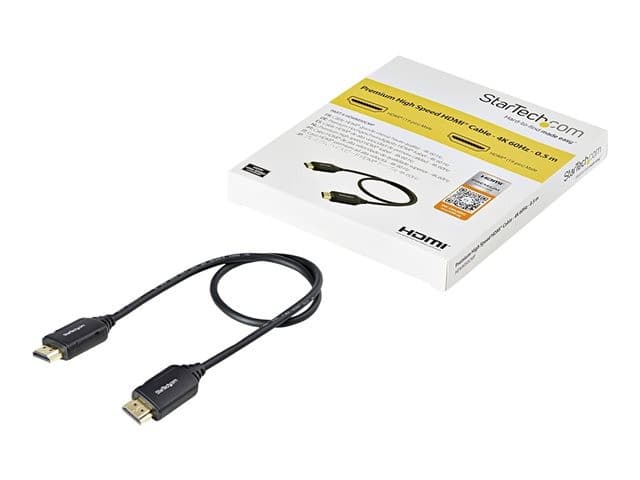 StarTech HDMI 2.0 Cable 0.5m Black - Image 3