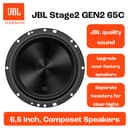 JBL Stage2 Gen2 65C 2-Way Component Car Speakers - Black thumbnail 5