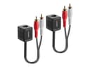 Lindy 70460 500m Cat.6 Stereo Phono Audio Extender, Transmitter and Receiver Pair thumbnail 1