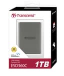 1TB Transcend ESD360C Portable SSD USB Type-A/Type-C Gray thumbnail 4
