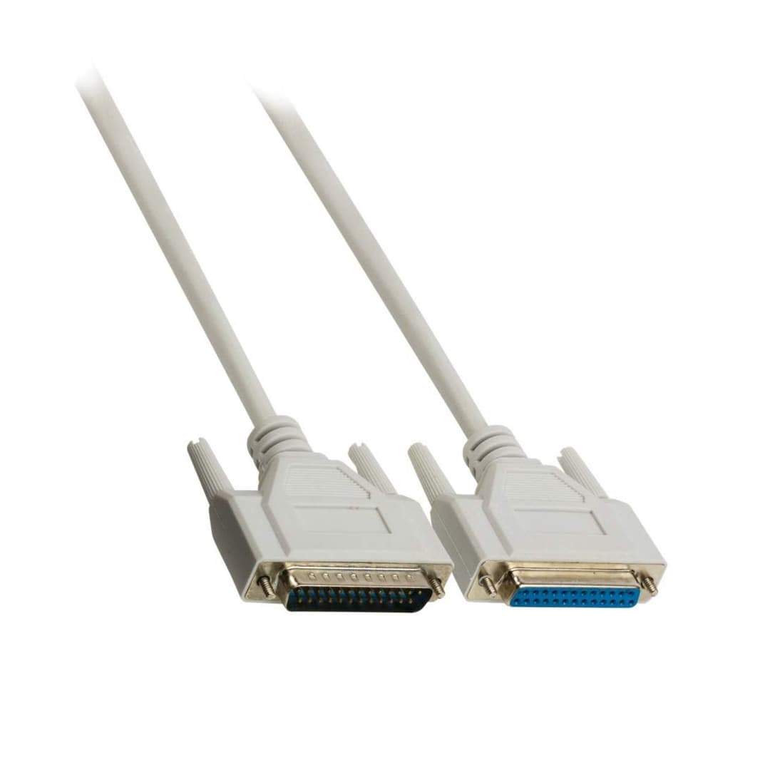 Serial RS232 25 Pin Male to Female Cable - 10m - Image 4