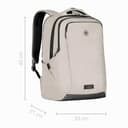 WENGER MX Professional Sac pour portable avec poche tablette, Notebook jusqu’à 16’’, Tablette jusqu’à 10’’, Rangement, 21 l, Bureau Affaires Fac, Beige, 653500 thumbnail 5