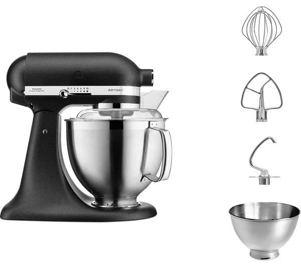 KitchenAid Artisan 4.8L Stand Mixer Black - Image 5
