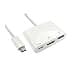 CablesDirect USB3C-HDMIUSB-WPD - 15CM USB Type C M - HDMI & USB Adaptor with PD Function thumbnail 2