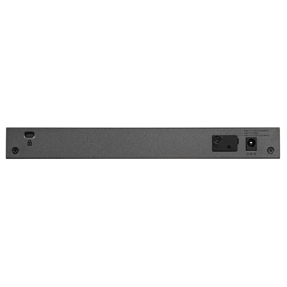 NETGEAR ProSAFE GS108LP Unmanaged Gigabit Ethernet 8 Ports Network Switch - Black - Image 4
