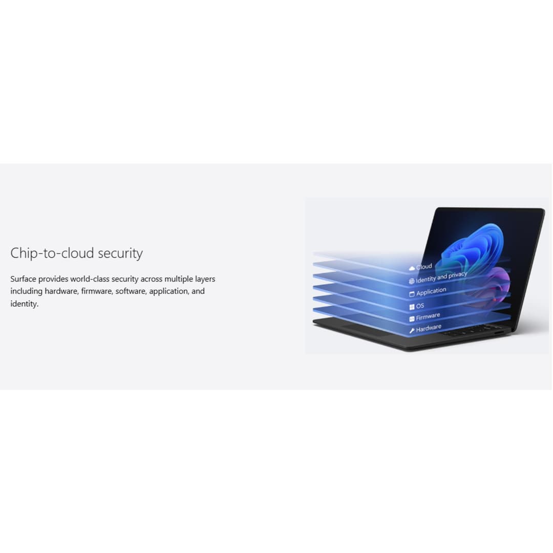 Microsoft Surface 7 for Intel Core Ultra 7 266V 16GB RAM 256GB SSD 13.8" Touchscreen Windows 11 Pro Laptop - Image 9