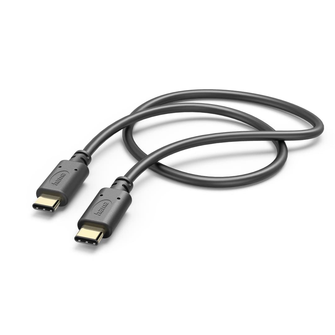 Hama USB-C to USB-C Charging Cable, 1.5 m, Black - Image 2