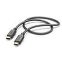 Hama USB-C to USB-C Charging Cable, 1.5 m, Black thumbnail 2