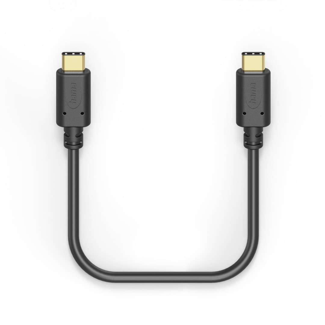 Hama USB-C to USB-C Charging Cable, 1.5 m, Black - Image 3