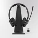 EPOS IMPACT 1000 MS UC ANC Wireless Headset with Charging Stand & USB-C + USB-A Wireless Adapter for PC & Mac – Bluetooth On-Ear Headphones with AI Noise-Canceling Mic thumbnail 1