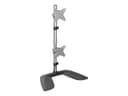 STARTECH Vertical Dual Monitor Stand Silver thumbnail 3