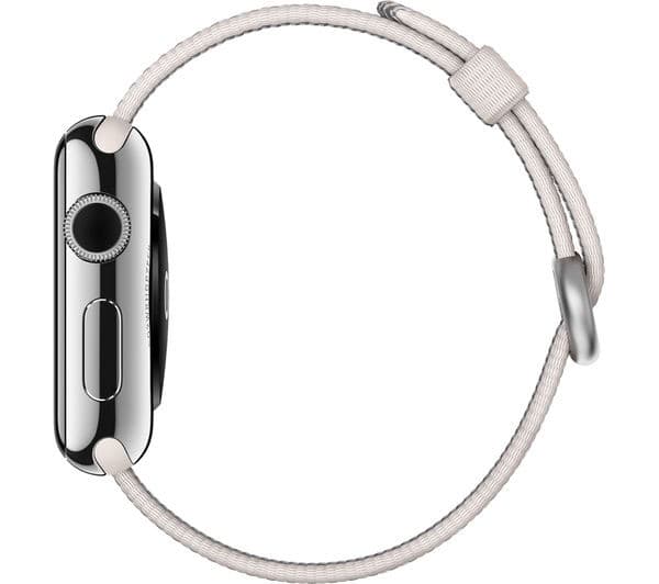 APPLE Watch 38 mm Woven Nylon Band - Pearl - Image 1