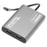 Plugable Technologies USB C to HDMI Adapter, Dual Monitor 4K 60Hz for Apple Mac M1/M2/M3, DisplayLink Multiple Displays for Thunderbolt Macbook or iMac, Driver Required (USBC-6950M)