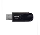 PNY Attache 4 USB 2.0 Memory Stick - 32 GB, Black thumbnail 2