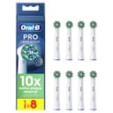 Oral-B CrossAction Toothbrush Heads 8 Pack White thumbnail 1