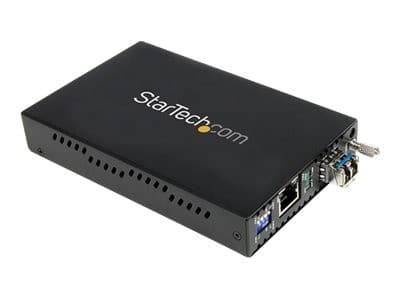 StarTech.com 1000 Mbps Gigabit Single-Mode Copper to Fiber Media Converter - Ethernet (1000Base-T) to LC Fiber Converter (ET1000S40LC2) - fibre media converter - 1GbE - Image 3