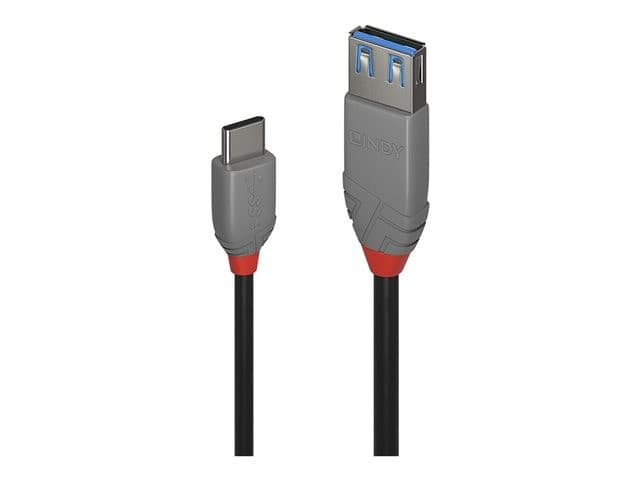 Lindy Black Line USB-C Cable 15cm Black - Image 2