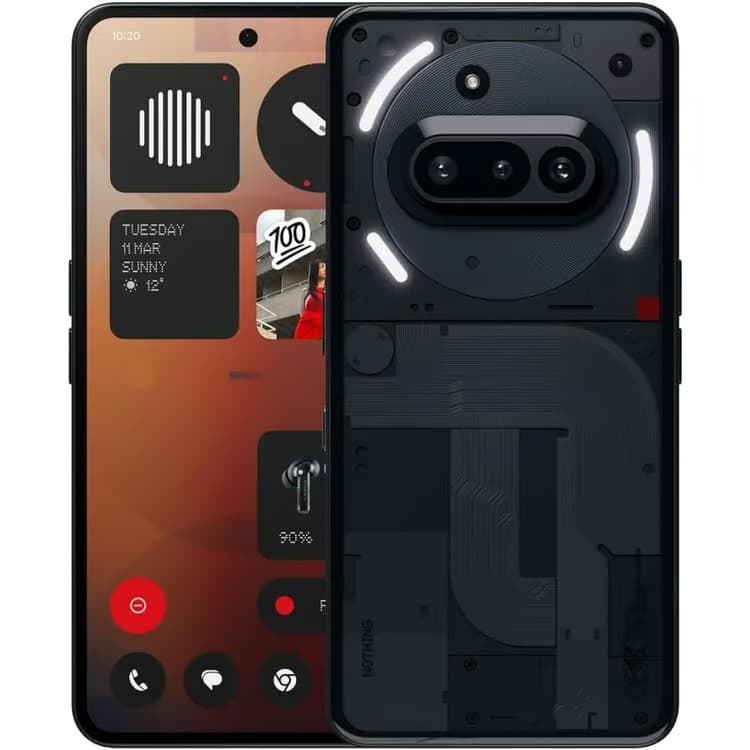 Nothing Phone (3a) 5G Dual SIM 128GB Smartphone Model A059 - Black - Image 1