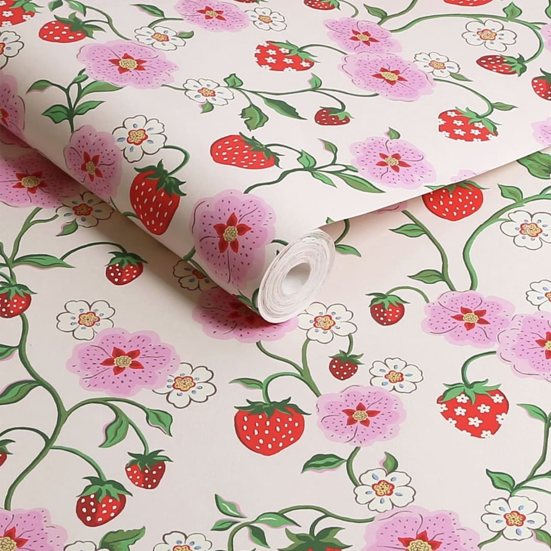 Cath Kidston Strawberry Spring Wallpaper - Image 3