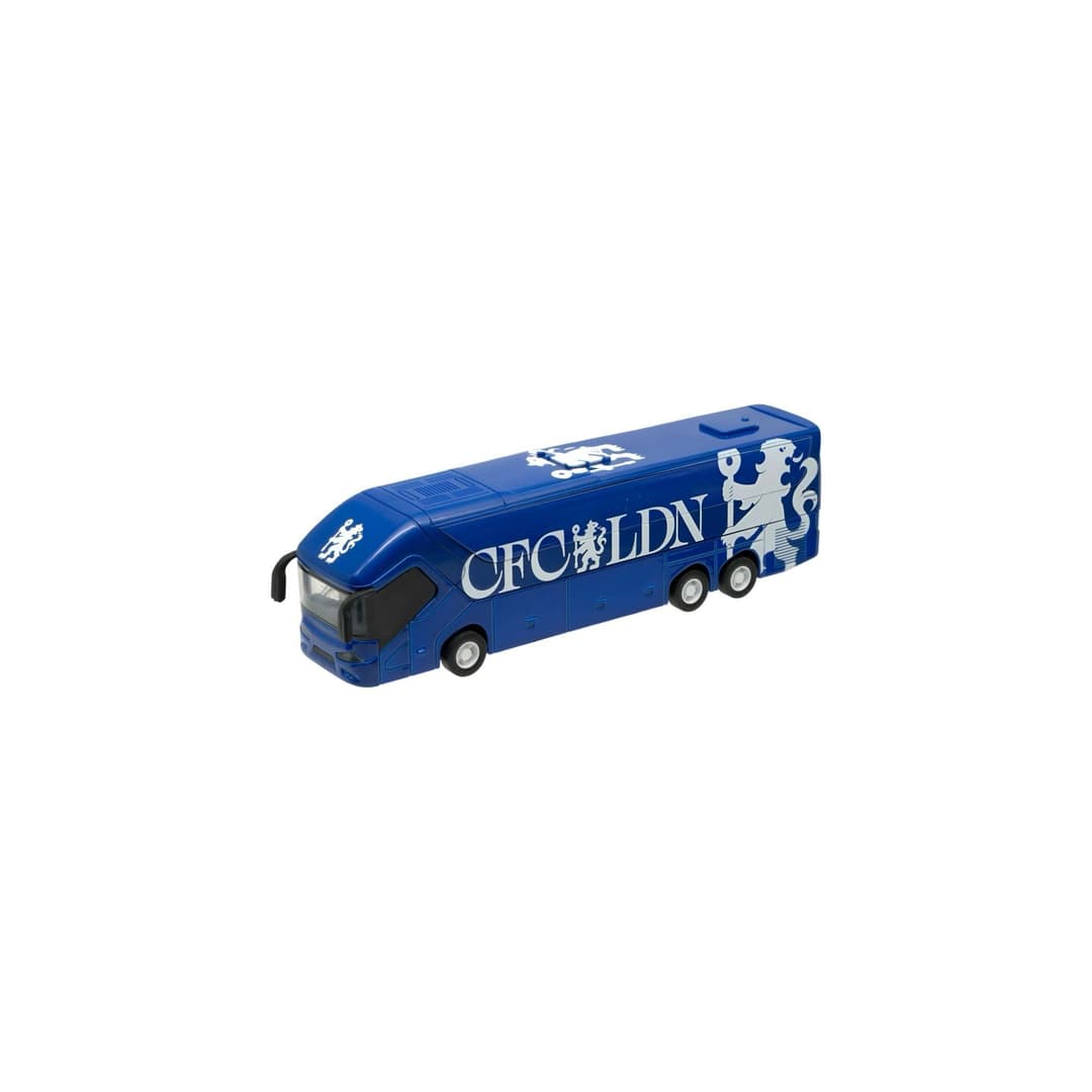 Banbo Toys Chelsea FC Team Bus Model, 28 cm Die-Cast Football Coach Toy - Image 2