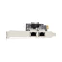 StarTech.com 2-Port Gigabit PCIe Network Adapter Card, 10/100/1000Mbps PCI Express NIC, Dual Realtek RTL8111H, Works with Windows and Linux, TAA Compliant thumbnail 3