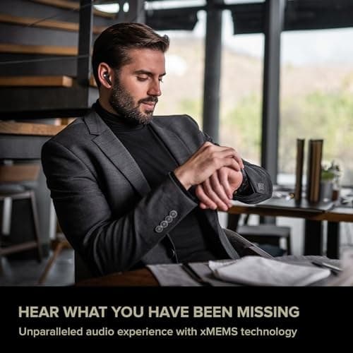 CREATIVE Aurvana Ace Lightweight True Wireless Sweatproof In-ears with Bluetooth LE Audio, aptX Adaptive, and xMEMS Driver, ANC, Ambient Mode, IPX5, Up to 24 Hours Battery Life - Image 5