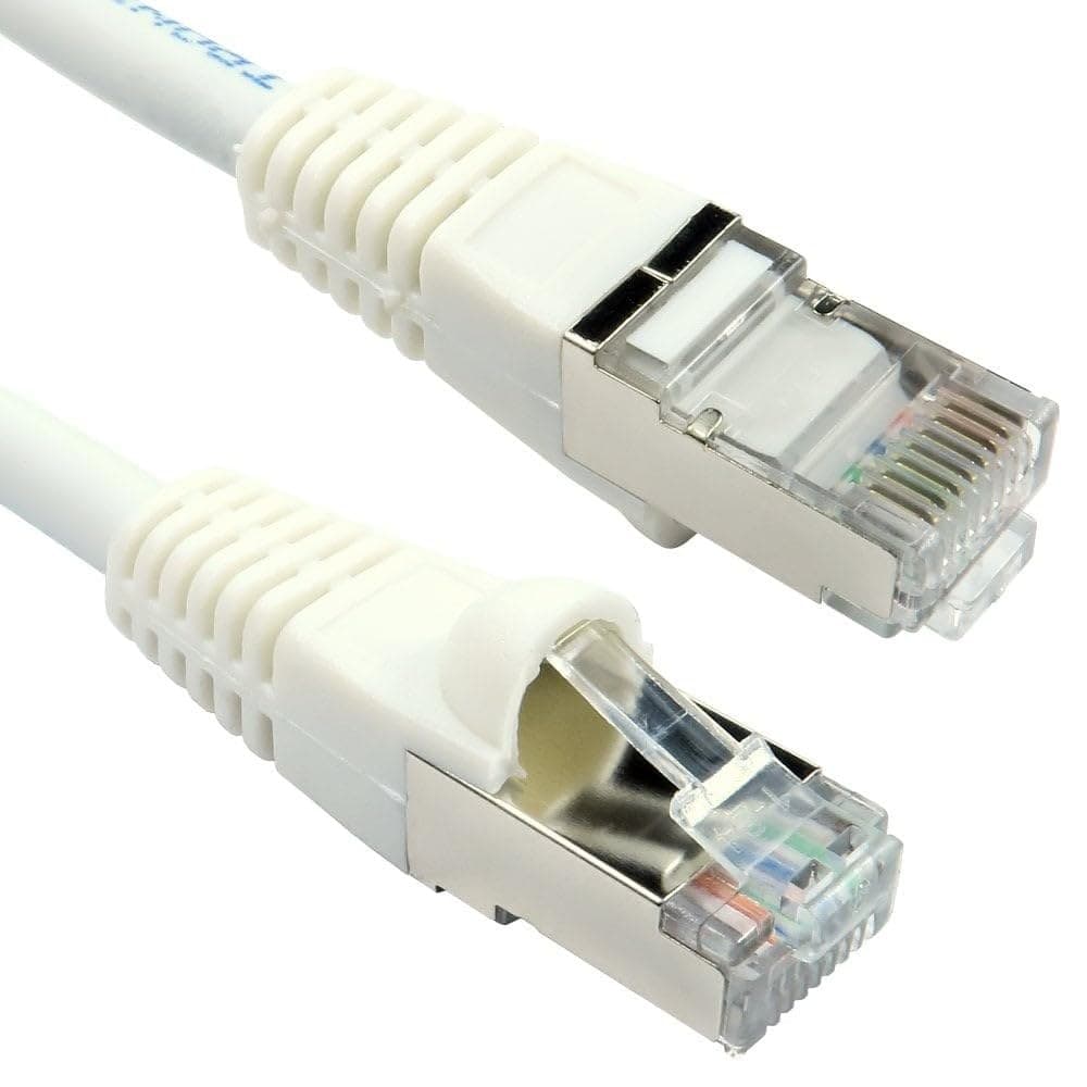 Cables Direct 1.5m CAT6A Patch Cable (White) - Image 1