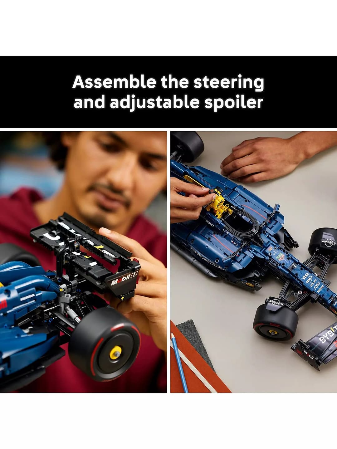 LEGO Technic Oracle Red Bull Racing RB20 F1 Car 42206 1:8 Scale 1,639 Pieces - Blue - Image 4