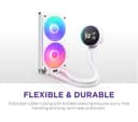 NZXT Kraken Elite 240 RGB Cooler White thumbnail 2