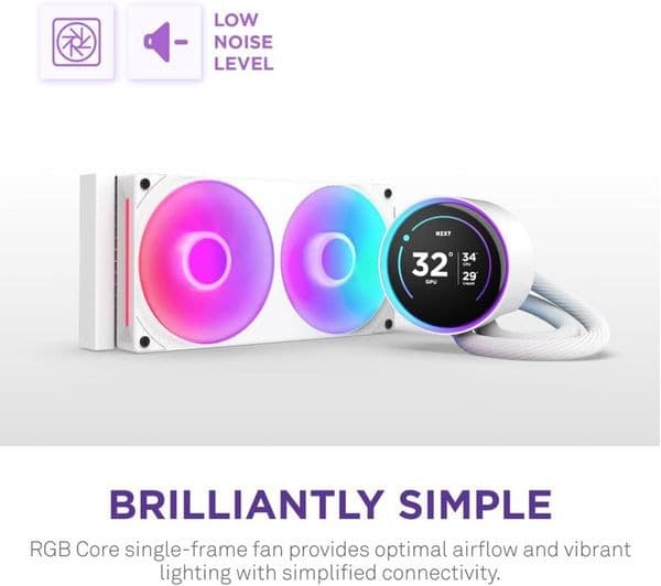 NZXT Kraken Elite 240 RGB Cooler White - Image 6