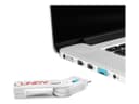 Lindy USB Type-A Port Blocker Kit Blue - Pack of 4 Blockers + 1 Key thumbnail 3